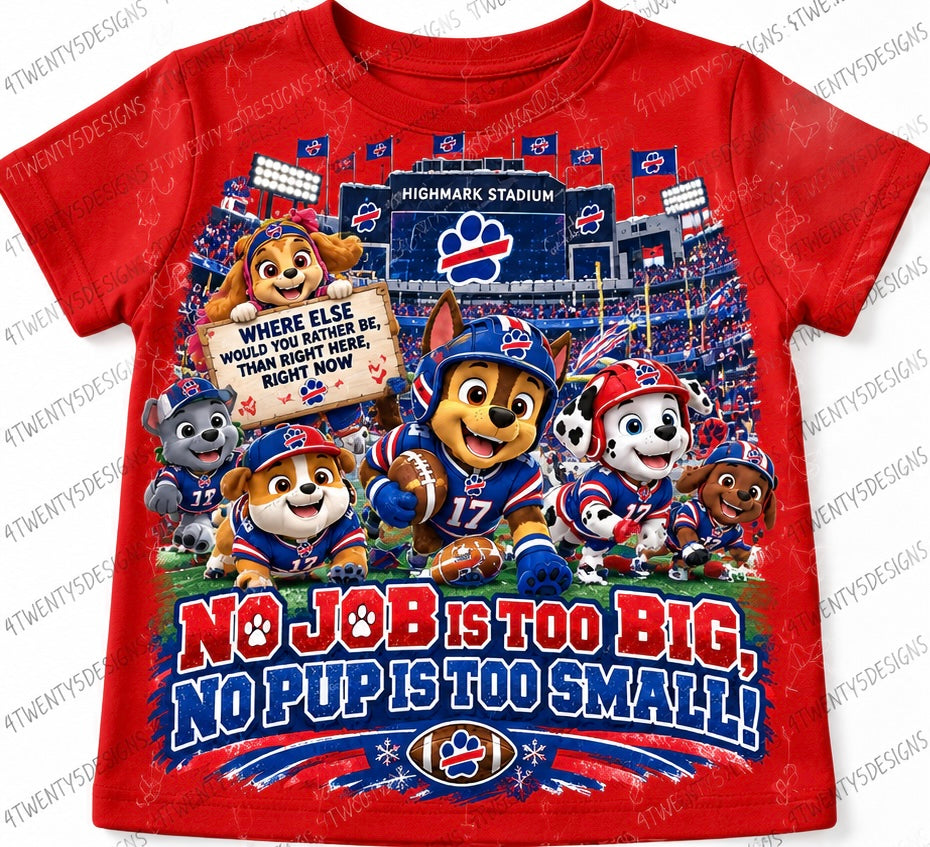 Paw patrol buffalo bills