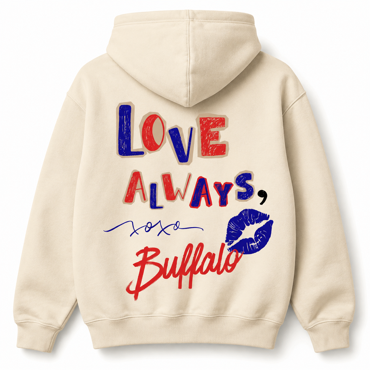 Love Always,Buffalo Xoxo Hoodie