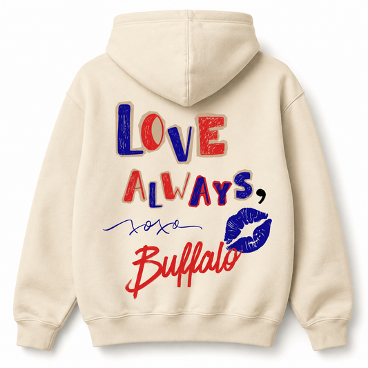 Love Always,Buffalo Xoxo Hoodie
