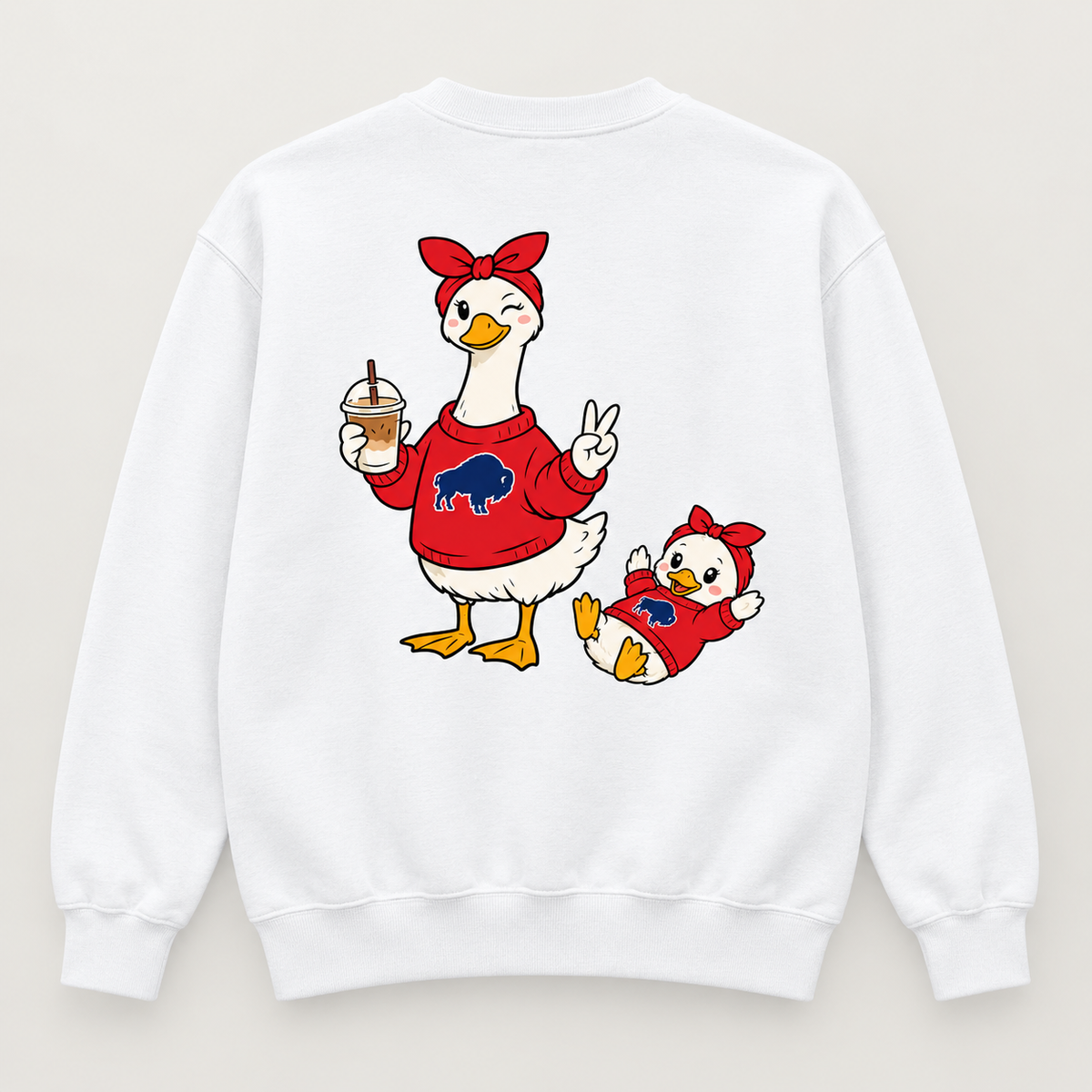 MAMA/ Baby Girl ( customized by gender/ multiples) Goose BUF CREW