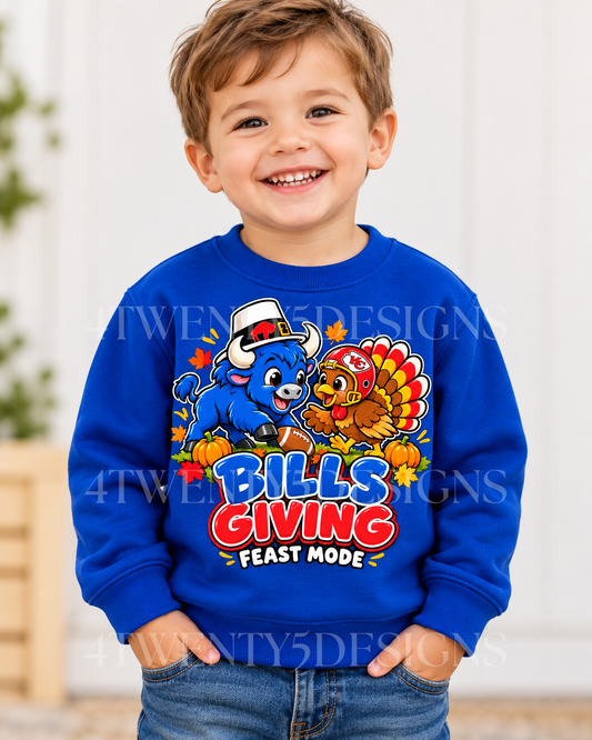 Billsgiving kids crew